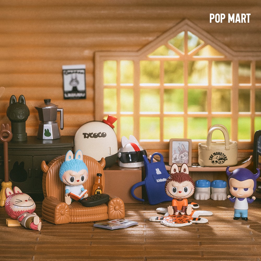 POP MART KOREA, THE MONSTERS Home of the Elves Series Prop - 라부부 집 요정 시리즈 (박스)