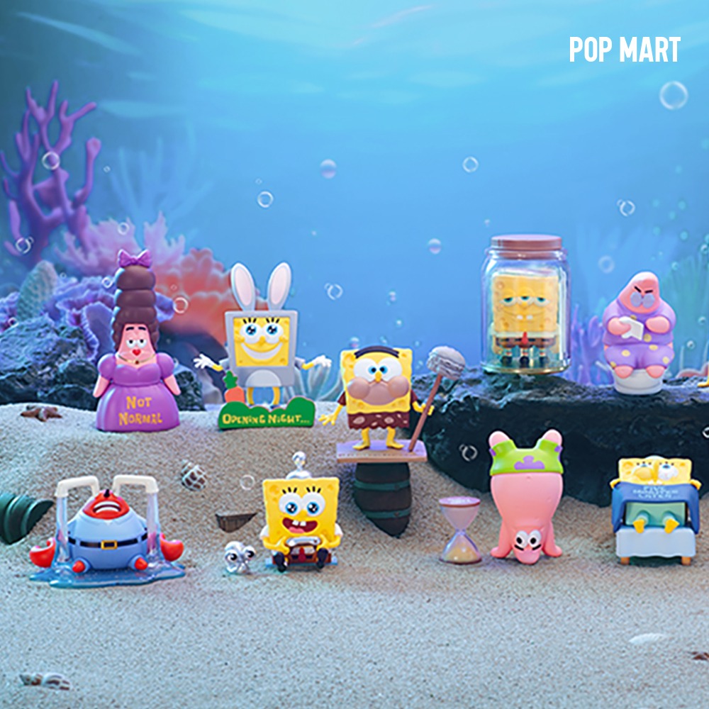 POP MART KOREA, SpongeBob Life Transitions - 스폰지밥 라이프 트랜지션 시리즈 (박스)