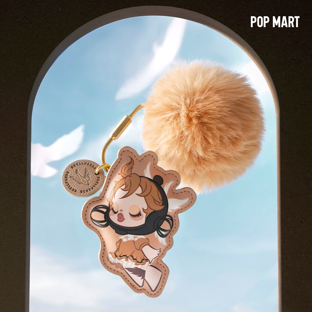 POP MART KOREA, SKULLPANDA 스컬판다 현실세계 시리즈 - 플러시 키링