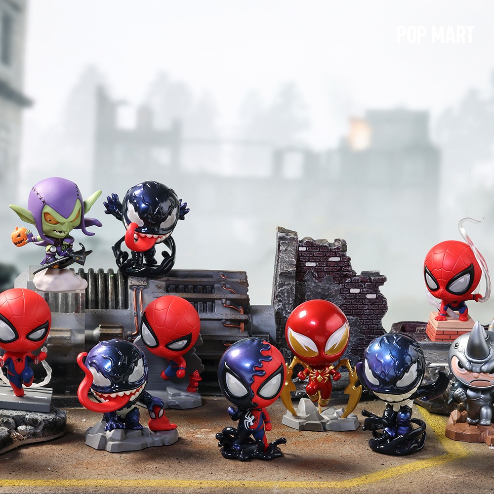 POP MART KOREA, Disney Marvel Spiderman &amp; Venom - 디즈니 마블 스파이더맨 &amp; 베놈 시리즈 (박스)