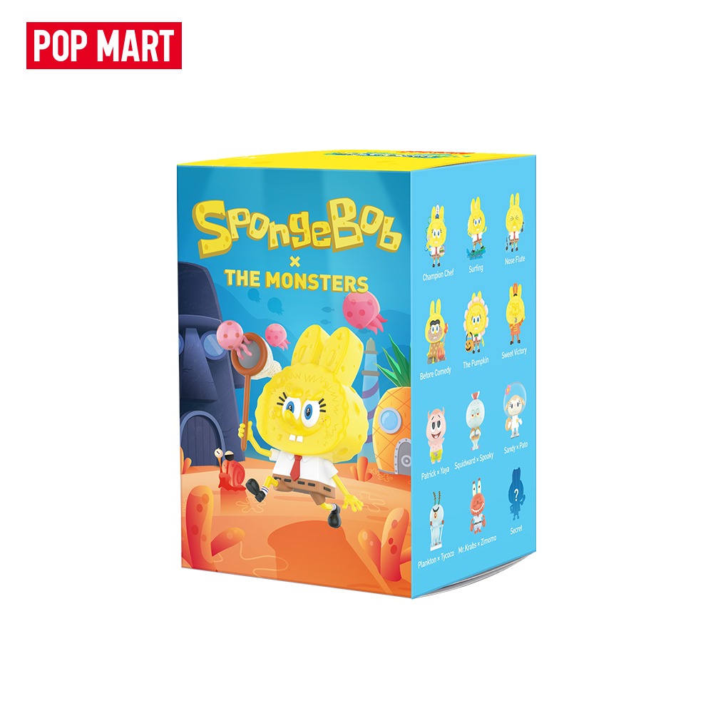 POP MART KOREA, Labubu X SpongeBob Series - 라부부 X 스폰지밥 시리즈 (랜덤)