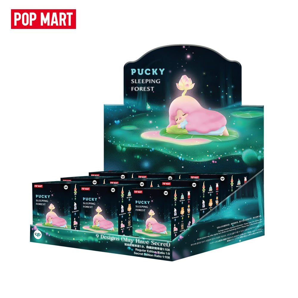 POP MART KOREA, PUCKY Sleeping Forest - 푸키 슬리핑 포레스트 시리즈 (박스)
