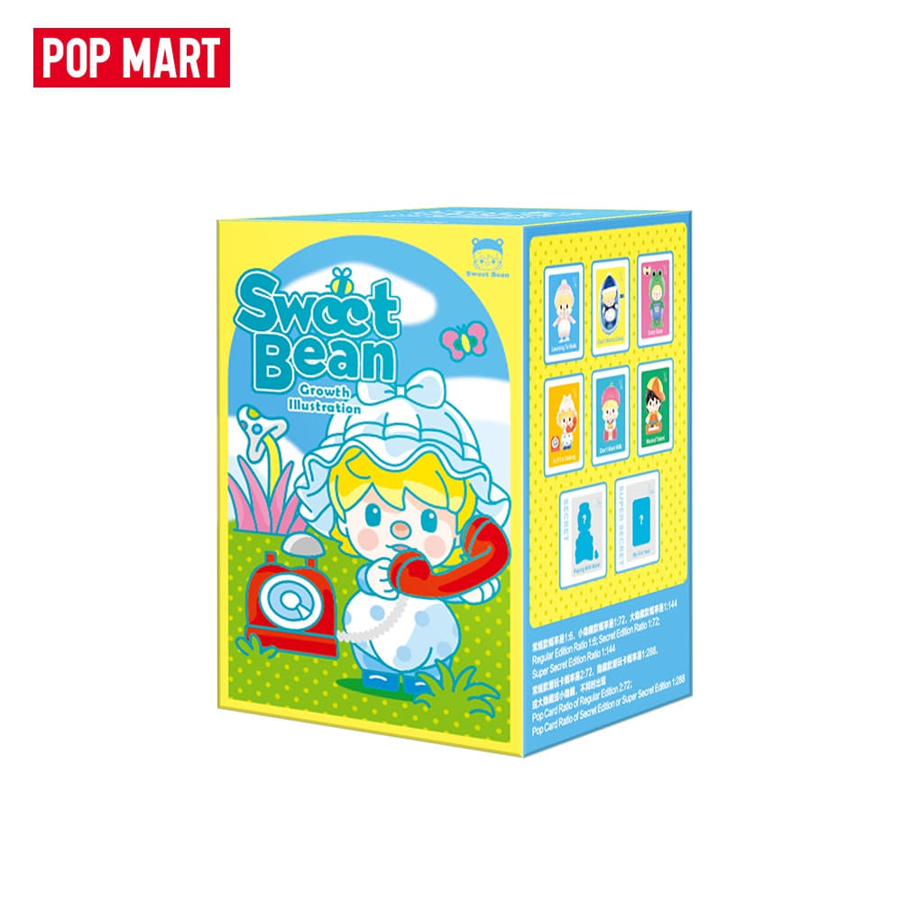 POP MART KOREA, Sweet Bean Growth Illustration Series - 스위트빈 성장 도감 시리즈 (랜덤)