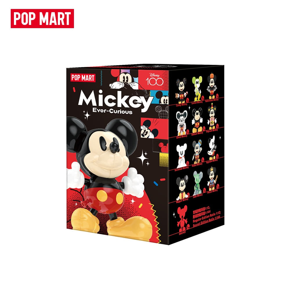 POP MART KOREA, Disney 100th anniversary Mickey Ever Curious - 디즈니 100주년 미키 에버 큐리어스 시리즈 (랜덤)