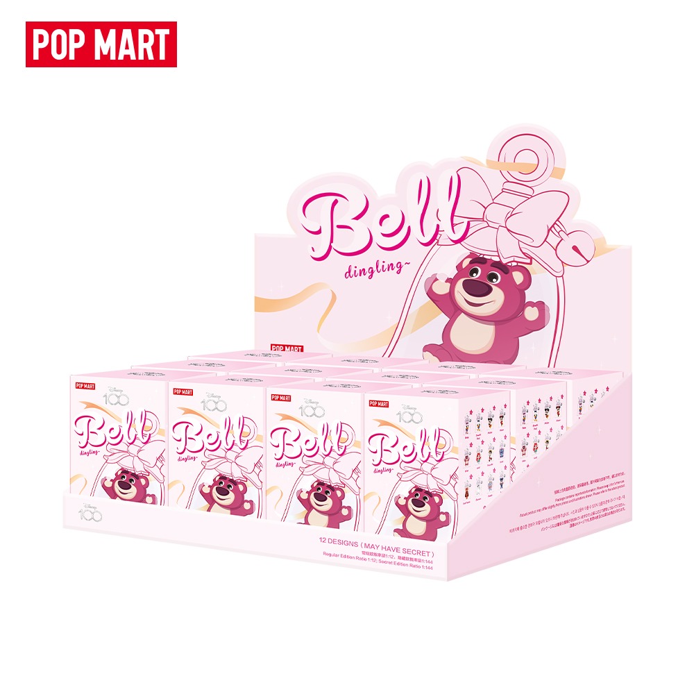 POP MART KOREA, Disney 100th Anniversary Bell Series - 디즈니 100주년 벨 시리즈 (박스)